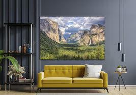 Yosemite wall art Yosemite canvas art Mountains canvas wall art El Capitan - £52.47 GBP