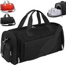 Gym Bags for Men and Women Gym Bag with Shoe Compartment and Wet Pocket Duffel B - £49.72 GBP