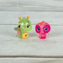 Lot of 2 Hatchimals Season 4 Colleggtibles Snailtail Green Caterpiper Pink Mini - £10.44 GBP