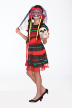 Halloween Wholesalers Grave Cutie Scary Kids Costume Large 10-12. Red and Green - £29.88 GBP