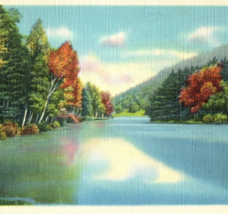 Merrimac Massachusetts Postcard Vintage Autumn Fall Colors Natural Lands... - $13.95