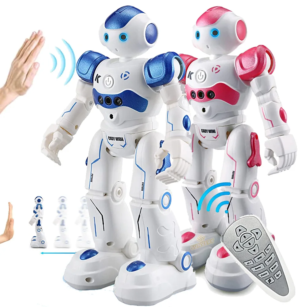 RC Robot Toy Kids Intelligence Gesture Sensing Remote Control Robots Program for - £38.13 GBP+