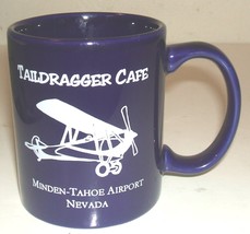 vintage ceramic coffee mug Taildragger cafe Lake Tahoe Nevada airport - £19.95 GBP