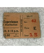 THE JIMI HENDRIX EXPERIENCE 1968 TICKET STUB BUFFALO NY Noel Redding Eph... - $199.98