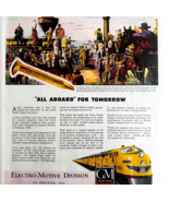 1947 Union Pacific Railroad Advertisement GM Promontory Point Utah Train... - €42,89 EUR