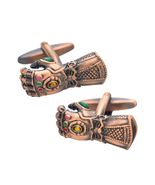 INFINITY GAUNTLET CUFFLINKS Thanos Avengers Comic Book Fan Superhero w G... - $13.95
