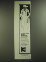 1974 Gimbels London Fog Maincoat Ad - The French-Seamed Maincoat by London Fog - £14.65 GBP