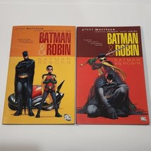 Batman &amp; Robin 2 Book Lot Batman Reborn &amp; Batman Vs Robin Graphic Novels - £43.98 GBP