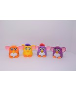 Lot of 4 McDonald&#39;s Furby Plastic Toys 1998 &amp; 2019 Happy Meal - $244.42 MXN
