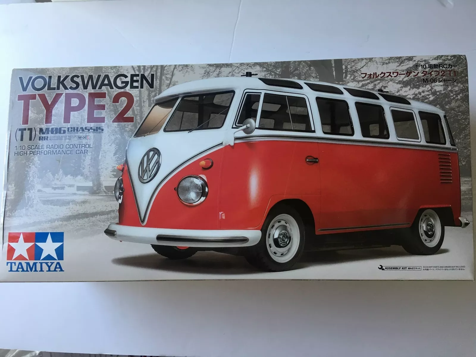 TAMIYA REMOTE CONTROL CAR 58668 VOLKSWAGEN BUS TYPE 2 T1 M-06 CHASSIS GE... - €205,41 EUR