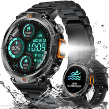 LaNikar KE3 Mens Bluetooth Smartwatch with Health Monitor - $65.99+