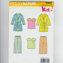 Pattern Simplicity New Look 6405 Toddler Sizes 1/2 1 2 3 4 Sleepwear Robe + - £6.32 GBP
