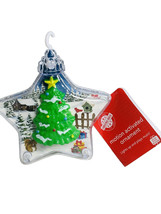 Christmas House Light/Music Tree  Ornament Tree 6 Inches Tall - £6.54 GBP