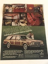 1980 Chrysler LeBaron Automobile Print Ad Vintage Advertisement Pa10 - $5.93