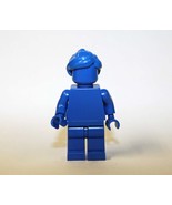 BNP Blue Blank Plain With Hair Minifigure Toys Gift - $7.65