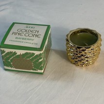 AVON - Vintage in original box - Golden Pine Cone Bayberry candlette - £3.53 GBP