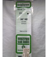 Evergreen Scale Models StripStyrene .040&quot; Rod (1.0 mm) 10 Pieces - €7,67 EUR