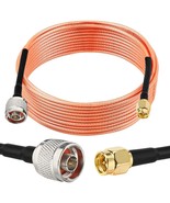 SMA Male to N Male Cable 15ft RG316 SMA to N Cable 50 Ohm for WiFi Route... - £40.43 GBP