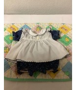 Vintage Cabbage Patch Kids Dress And Blue Floral Bloomers OK Factory - $65.00