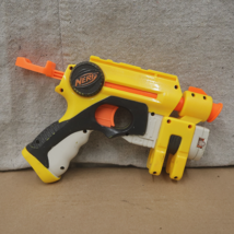 NERF N-Strike Nite Finder Blaster Single Shot Soft Dart Gun Yellow - £11.46 GBP