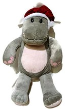 Cuddly Soft 16 inch Stuffed Christmas Hippo - We stuff &#39;em...you love &#39;em - £19.77 GBP