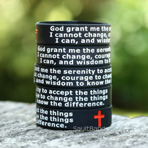 5 of Serenity Prayer Wristbands - Motivation &amp; Inspiration Band Bracelets - £7.69 GBP