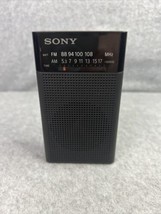 Sony ICF-P26 Portable Pocket FM/AM Radio Built-in Speaker TESTED &amp; WORKING - £13.15 GBP