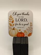 Oh Give Thanks - Fall - Psalm Magnet – Glossy  - $6.62 CAD