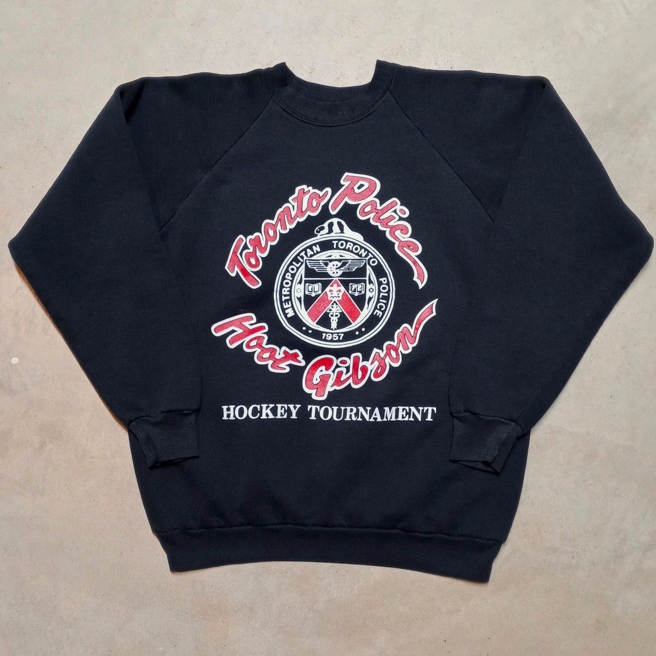 Vintage Toronto Police Hoot Gibson Hockey Tournament Sweatshirt - Size XL - $29.95