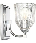 Minka Lavery 3381-77 1 Light Bathroom Sconce from the D&#39;or Collection - $84.14