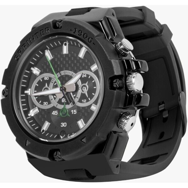 Durable Metal Black Dress Wrist Watch With 2K HD Hidden Nanny Camera