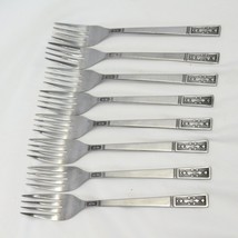Cortina Stainless Dinner Forks 7.25&quot; Lot of 8 - $27.43