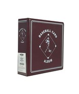 1 BCW 3&quot; Heavy Duty D-ring Burgundy Baseball Binder Album - $25.32 CAD