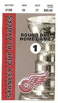 2003 NHL Playoffs Rd 1 Game 1 Detroit Red Wings Mighty Ducks - £57.46 GBP