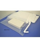 100 Clear 9 x 12 Self seal adhesive lip heavy duty Poly Bags Uline 4 MIL... - £32.70 GBP