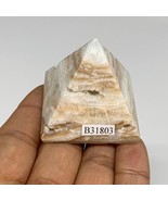 75g, 1.5&quot;x1.6&quot;x1.6&quot;, Caribbean Calcite Pyramid Gemstone, Crystal, B31803 - £15.77 GBP