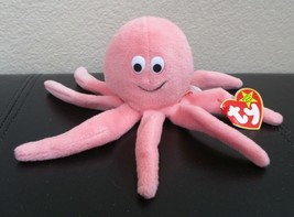 Ty Beanie Baby Inky the Octopus - 4th Gen Hang Tag PVC Filled NEW - £10.04 GBP