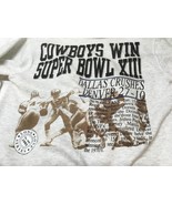 Vintage Long Gone 1992 Sweatshirt NFL Dallas Cowboys NWT Super Bowl XXII... - £50.63 GBP