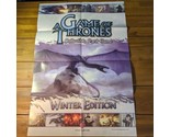 Fantasy Flight A Game Of Thrones CCG Winter Edition 2 Sides Poster 21 1/... - $35.27