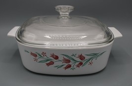 Vintage Corning Ware A-2-B Rosemarie Design 8&quot;x8&quot;x2.5&quot; 2 Liter Casserole... - £19.54 GBP