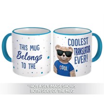 Cool For TRANSLATOR : Gift Mug Teddy Bear Blue Profession Jobs Occupation Birthd - £12.75 GBP