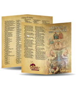 Litany of the Saints - Prayer Card / 3&quot; x 6&quot; folded (c) - $3.50+