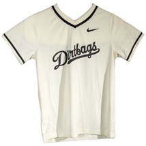 Dirtbags Baseball Shirt Kids Size Large Long Beach Shirt Boys OFF White ... - $39.05