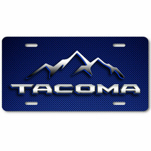 Toyota Tacoma auto vehicle aluminum license plate car truck SUV blue & grey tag  - £12.40 GBP