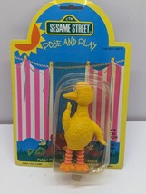 Vintage 1980s Tara Toy Corp Big Bird Pose and Play Sesame Street Figure - $19.80