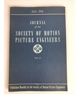 SMPE Journal Of The Society Of Motion Picture Engineers July 1946 VOL 47... - $240.27 MXN