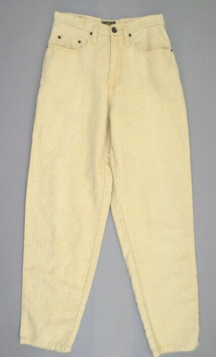 Vtg No 4 Exp Women&#39;s Jeans Express Size 7/8 (27&quot; waist) Tapered Leg Pale... - $29.65