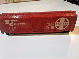 Tyco, Santa Fe: Shock Control. Red Box Car Ho Scale Usa Vintage. Atsf 12079 - £13.44 GBP