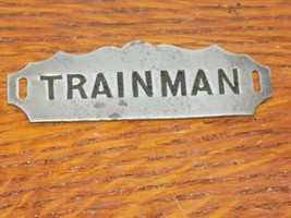 Vintage Trainman Metal Hat Badge - $81.29 CAD