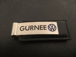 GURNEE VOLKSWAGON LEATHER KEY CHAIN  3&quot; - £13.23 GBP